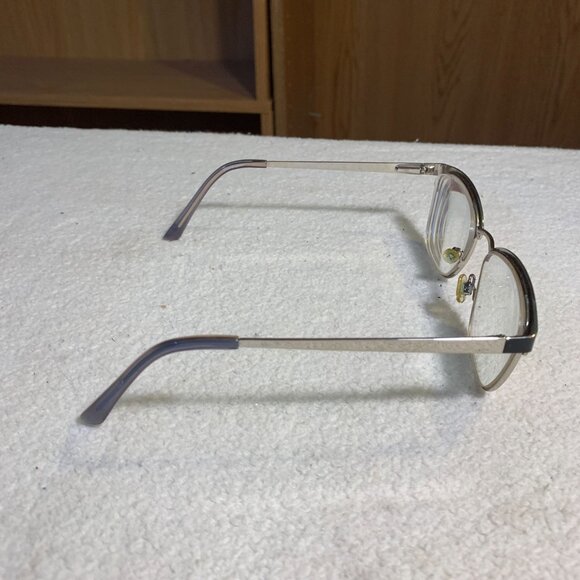 Lenton & Rusby LR5019 001 Black Eyeglasses Silver Square Full Rim 52-16 140 - Picture 8 of 11